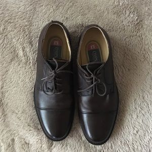 Men’s Brown Leather Oxford Dress Shoes